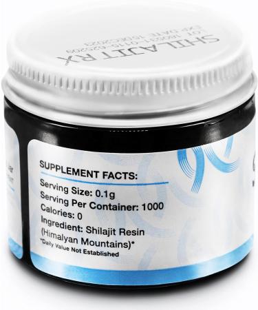 Shilajit RX Pure Himalayan Resin - Authentic Fulvic Acid & Trace Minerals for Energy Focus & Immunity | 10 Servings Made in USA - Buy Online on GoSupps.com