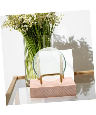 TOYANDONA Decorative Rocks Desktop Stand Jewelry Stand Acrylic Trays for Display Jewlery Holder Clear Acrylic Stands for Display Crystal Ball Holder Home Decor Wood Mineral Decorate 4.9X4.9X4 As Shown - Buy Online on GoSupps.com