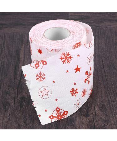 2pcs Christmas Xmas Bathroom Tissue Christmas Bathroom Tissue Printed Paper Decorations - Buy Online on GoSupps.com