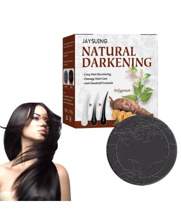 organic gray reverse shampoo, natural organic conditioner soap, hair coloring shampoo, Multiflorum, solid shampoo(1/3/5pcs)