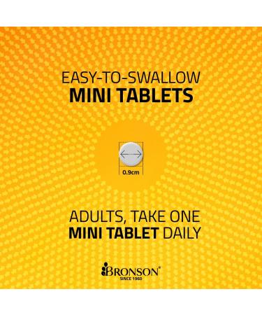 Bronson Vitamin K2 MK-7 200mcg Extra Strength 250 Vegetarian Tablets 250 Count (Pack of 1) - Buy Online on GoSupps.com