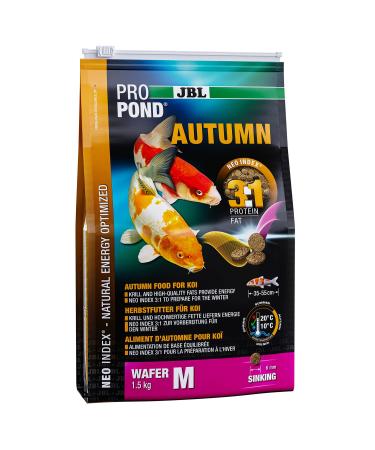JBL 4124100 Autumn Koi Thin Skin for Wafer Season Lining Autumn Propond Size M 1500 g