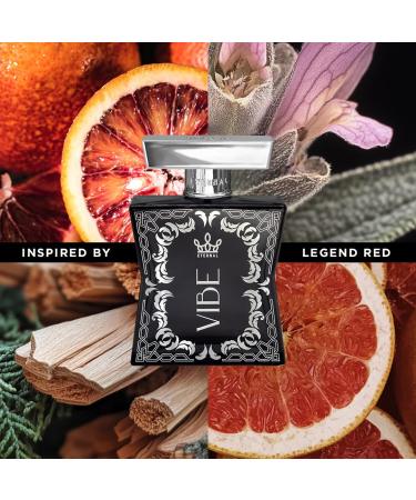 Eternal Vibe EDP Inspired by Legend Red 3.4 oz (100ml) Long-lasting Vegan Clean Ingredients Cologne Spray 2000 sprays per bottle - Buy Online on GoSupps.com