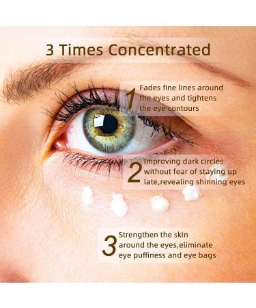 Natural Anti-Aging Caffeine Eye Cream for Dark Circles and Puffiness Under Eye Treatment Reduces Under Eye Bags Fine Lines and Wrinkles Eye Treatment for Men and Women - Buy Online on GoSupps.com