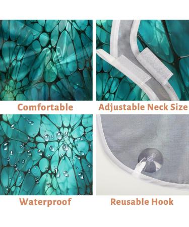 Buy Abstract Beard Bib Apron - Geometry Hair Catcher for Men | Perfect Father's Day Anniversary & Christmas Gift | Includes 2 Suction Cups - Buy Online on GoSupps.com