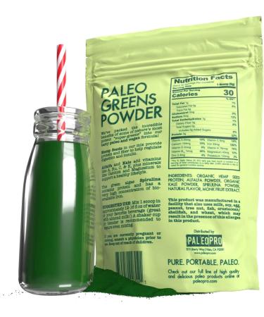 PaleoPro Paleo Greens Powder | Plant-Based Vegan Protein | 30 Servings - Buy Online on GoSupps.com
