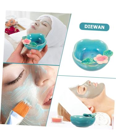 Fomiyes Ceramic Aromatherapy Bowl - Essential Oil Diffuser & Incense Holder - Japanese Blue Home Decor for Beauty Salons - 8.5x8cm - Buy Online on GoSupps.com