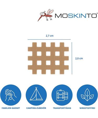 Moskinto Mosquito Plaster - 24 Pieces + Family Pack (42 Colorful Plasters) | Best Itch Relief for Mosquito Bee & Bug Bites | Safe for Kids & Adults - Buy Online on GoSupps.com
