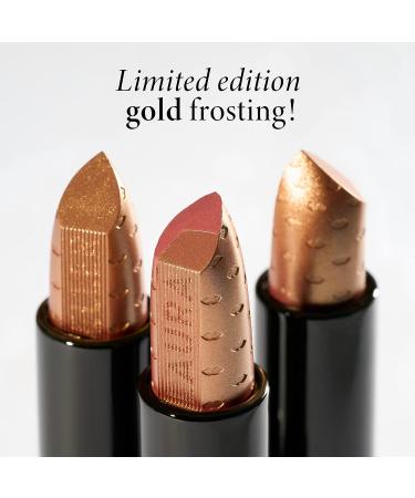 Laura Geller Gorgeous in Gold Radiant Rose Lipstick - Creamy Satin Finish - Limited Edition 0.75 oz - Buy Online on GoSupps.com