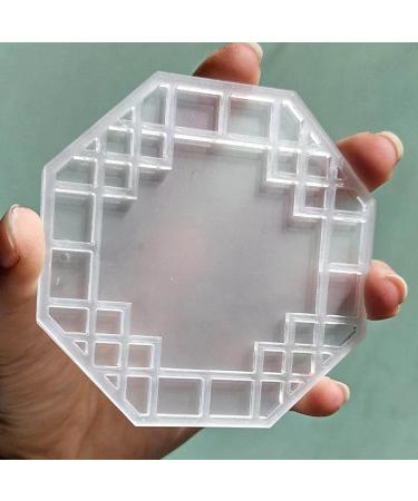 Retro Geometric Shape Quicksand Mold Empty Plates Clear Acrylic Quicksand Blank Plate DIY Quicksand Blank Card Brick Acrylic Display Card - Buy Online on GoSupps.com