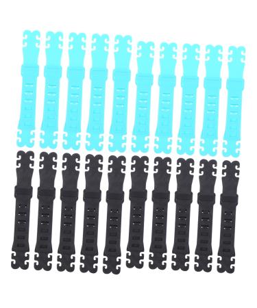 Sewoart 20st mask to fall down rope to hang up the ear bracket extension for children's lit -in -the -eye batch extension belts Sport with hooks