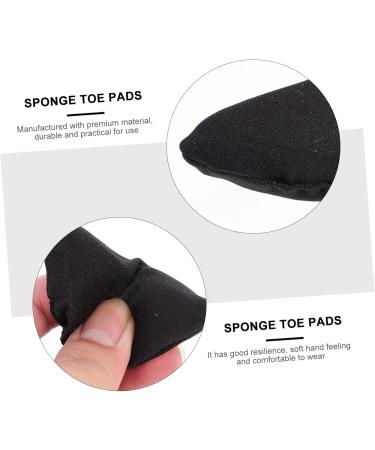 FRCOLOR 20pcs Toe Plug Wipes & Shoe Inserts - Unisex Collagen Lip Insoles Sanitary Pad Storage Bag Adjustable Foot Fillers in Black - Perfect for Oversized Shoes - Buy Online on GoSupps.com