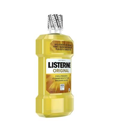 Listerine Original Antiseptic Mouthwash 500 mL - Pack of 3 | Fight Bad Breath, Plaque, Gingivitis - Buy Online on GoSupps.com