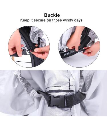 Waterproof Outdoor Bike Cover | Anti-Dust Rain Snow UV Protection | For Mountain, Road & Heavy Duty Bikes | With Lock Holes & Storage Bag - Buy Online on GoSupps.com