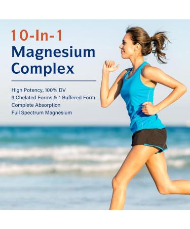Innate Vitality 10-in-1 Magnesium Complex 960mg 420mg Elemental Mag per Serving with Magnesium Glycinate Citrate Malate and More Sleep Digestion Energy Support 90 Vegan Caps - Buy Online on GoSupps.com
