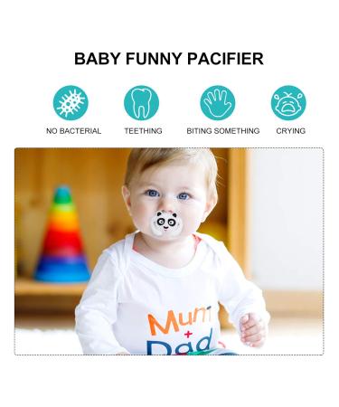Toddmomy 4pcs Pacifier Toy - Soft Silica Gel Dummy for Newborns | Safe & Soothing International Shipping - Buy Online on GoSupps.com
