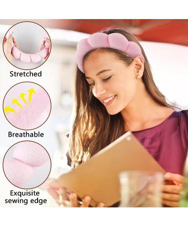 Spa Headband for Women - Makeup Removal, Skincare, Hair Accessories - Sponge & Towel Cloth Fabric - Htaper - Buy Online on GoSupps.com