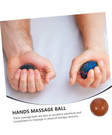 Toddmomy 2-Piece Health Ball Set | Handball Exercise Stress Balls for Myofascial Relaxation | Vintage Wooden Hand Massager | Fitness & Stress Relief - Buy Online on GoSupps.com