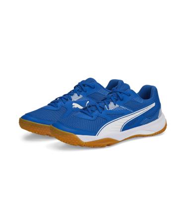 PUMA Unisex Solarflash Ii Indoor Court Shoe 44.5 EU Puma Royal Puma White Gum