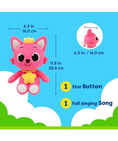 Pinkfong Singing Plush Toy 11 - Interactive Musical Baby Toy for Toddlers - Stuffed Animal Gift for Boys & Girls - Buy Online on GoSupps.com