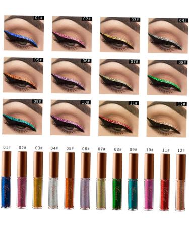 DOITOOL 3pcs Eyeliner Pencil Liquid Glitter Eyeliner Women Shadow Cosmetic Eye Shadow Liquid Eyeliner Miss 1 count (Pack of 1) 03x3pcs - Buy Online on GoSupps.com