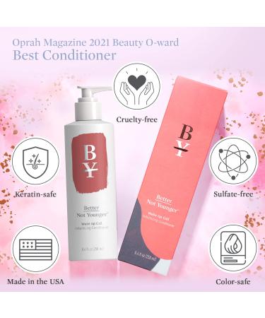 Better Not Younger Wake Up Call Volumizing Conditioner - 8.4 fl. oz. | Plant-Based Formula for Women Over 40 | Sulfate-Free & Ideal for Thin, Flat, Fine Hair - Buy Online on GoSupps.com