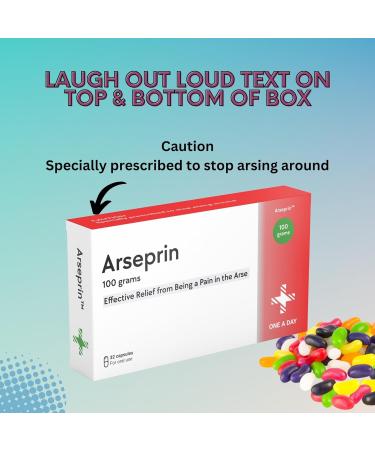 Funny Gift Novelty Joke Pill Box Prank with 100g Jelly Beans Sweets Small Gifts Retirement Gifts for Men Him Silly Gifts Valentines Day Birthday Gifts for Mum Dad Son Daughter Boyfriend Arprn - Buy Online on GoSupps.com