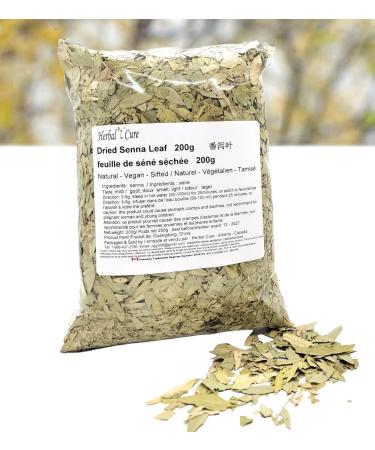 Herbal Cure - Dried Leaf_Senna Tea 200g Natural Vegan Sifted Clean Fresh