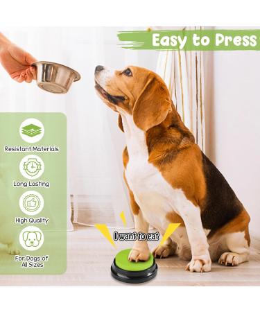 Reaque Dog Training Buzzer Set - 4 Recording Function Sound Buttons with Rubber Mat for Interactive Pet Training | International Shipping Available - Buy Online on GoSupps.com