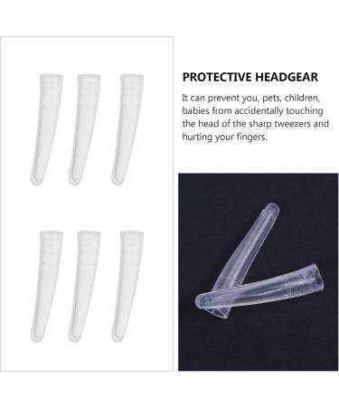 Ultechnovo 100 Silicone Tweezers Covers - Anti-Dust Slipproof Replacement Caps for Nail Tongs & Pliers | Transparent | International Shipping - Buy Online on GoSupps.com