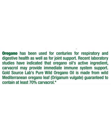 Wild Oregano Oil Capsules - 120 Liquid Veggie Softgels | 70% Carvacrol | Immune System Health Support | Non GMO, Vegan, Gluten Free - Buy Online on GoSupps.com