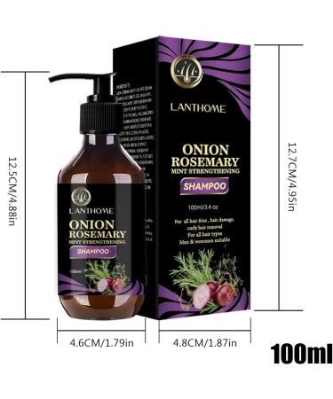  Goowafur Rosemary and onion shampoo - Scented anti-frizz shampoo - 300 ml - Does not damage hair growth - Protective thickening - Smooth hair - Regulates humidity - Moisturizing Goowafur - Buy Online on GoSupps.com