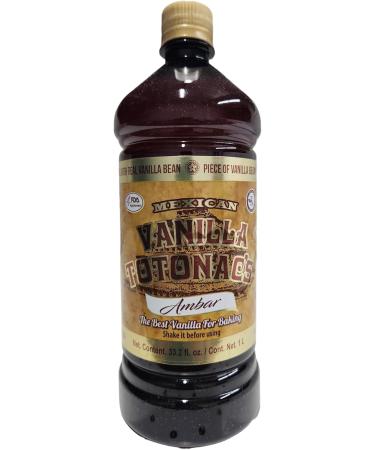 Mexican Vanilla Totonacs (Amber / Ambre 1 Liter / 1 Litre) Amber / Ambre 1 Liter / 1 Litre - Buy Online on GoSupps.com