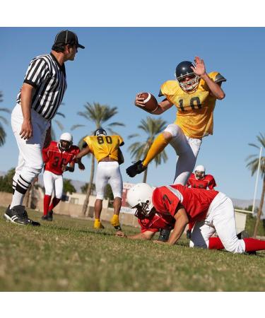 Crown Sporting Goods Men's Official Striped Referee/Umpire V-Neck Jersey - Large - Buy Online on GoSupps.com