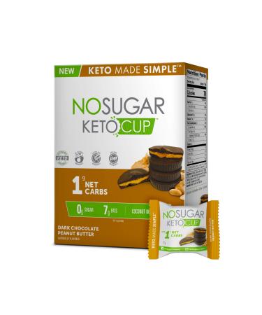 No Sugar Keto Peanut Butter Cups - 30 pack, Fulfills Sweet Craving Without Compromising Keto, Low Net Carb (1g), Sugar Free (0g) Keto Fat Bomb Snacks with 7g Healthy Fat - Gluten Free, All Natural, Non-GMO, Value Pack