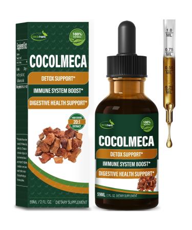 Cocolmeca Bark Liquid Drops Nature Herbal Extract Supplement for Body Detox Cleanse Support Immune System Boost & Digestive Health. Gotas de Cocolmeca 2oz Original 1