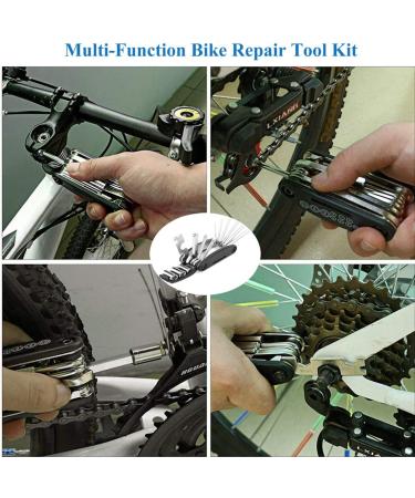 LoneRobe Bike Saddle Bag with Repair Tool Kits - 16-in-1 Multifunction Tool Included - Buy Online on GoSupps.com