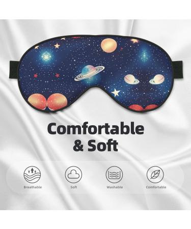 Starry Sky Universe Eye Mask | Soft Comfort Sleep Shade for Travel Yoga & Shift Work - Unisex - Buy Online on GoSupps.com