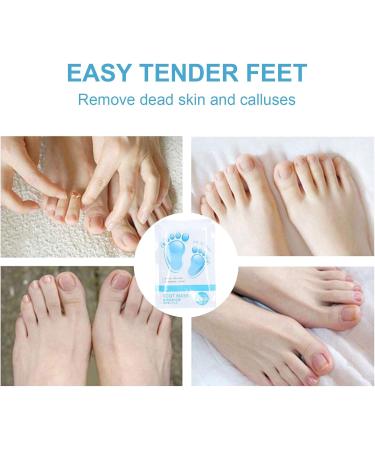 Nursing Peeling Foot Mask - Exfoliating Callus & Dead Skin Care - Moisturizing Foot Mask 40g x 5 Pairs for Soft Smooth Feet - International Shipping Available - Buy Online on GoSupps.com