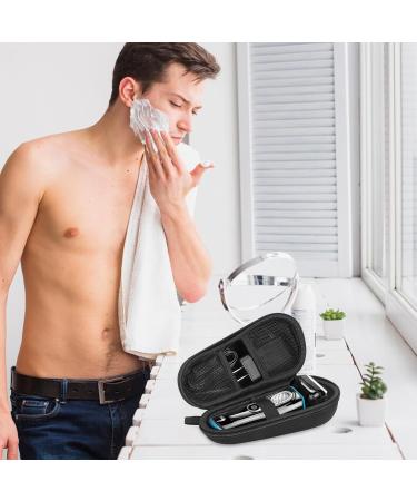 Unaone Razor Case for Men - Universal Hard Travel Cover for Braun Series 3/3S/5/7/7S/9/9S - Electric Shell Protection Bag - Black - Buy Online on GoSupps.com