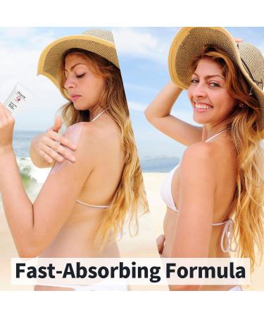 iHave Sunscreen for Face - SPF 50 Broad Spectrum UVA/UVB Protection Oil-Free & Fast-Absorbing Sunblock Ideal for All Skin Types - Travel-Friendly Facial Sun Screen Protector - Buy Online on GoSupps.com