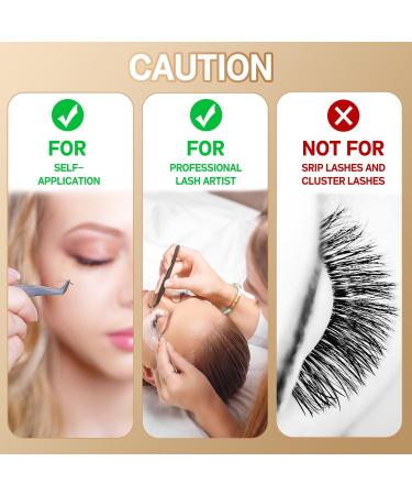 Professional Waterproof Eyelash Extension Glue | 2-4 Sec Drying Time | 7 Weeks Retention | Black Adhesive for Semi Permanent Lash Clusters | No Fume Individual Lash Glue for DIY - Buy Online on GoSupps.com