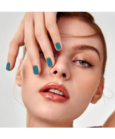 Siopob Nail Polish Stickers | Gel Nail Wraps | Semi Cured Nail Wraps For Women Glitter Nail Polish Strips Adhesive Nail P-olish Stickers Gel Nail Strips Stickers On Nails Ss029 - Buy Online on GoSupps.com