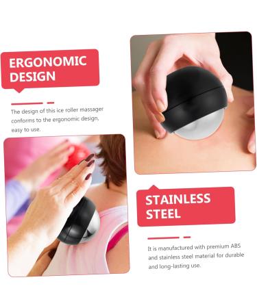 Gleavi 5-St Hand Massage Ball - Portable Deep Tissue & Ice Roller Massager for Fasciitis & Trigger Points - Dual Purpose Fitness Device - Buy Online on GoSupps.com