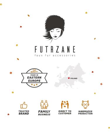 Futrzane Faux Fur Headband for Women - Stylish Black Fox Winter Accessory - Buy Online on GoSupps.com