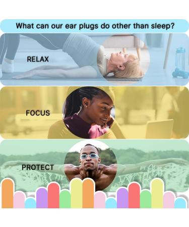 Soft Silicone Reusable Ear Plugs for Sleep - Noise Cancelling (4 Pairs) - Buy Online on GoSupps.com