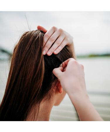 Hicarer 200-Piece Bobby Pins Set in Black and Brown | Metal U-Shaped Hair Clips Assorted Sizes | Includes Clear Storage Box - Buy Online on GoSupps.com