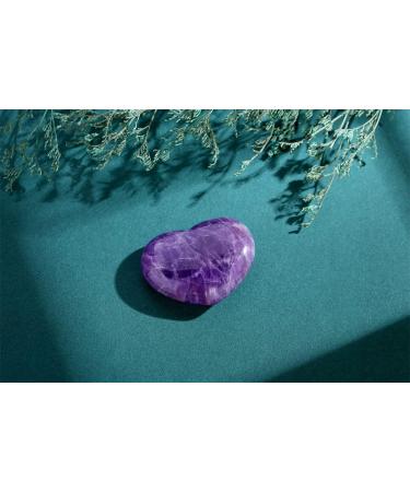 Shop 45mm Big Amethyst Heart Crystals - Perfect Gifts for Women | Reiki Healing Stones for Valentine's Birthdays Anniversaries & More - Buy Online on GoSupps.com