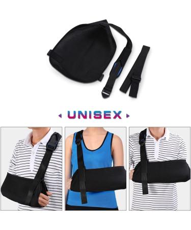 Buy Tyenaza Universal Arm Sling - Adjustable Shoulder Strap for Adults | Unisex Black - Fast International Shipping - Buy Online on GoSupps.com