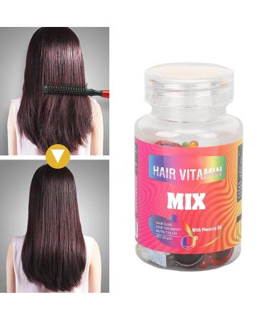 Dioche 30pcs Hair Care Essential Oil Capsule | Moisturizing, Repair & Maintenance | 7 Colors Mixed Hair Oil Serum Capsule for Women and Men - Buy Online on GoSupps.com